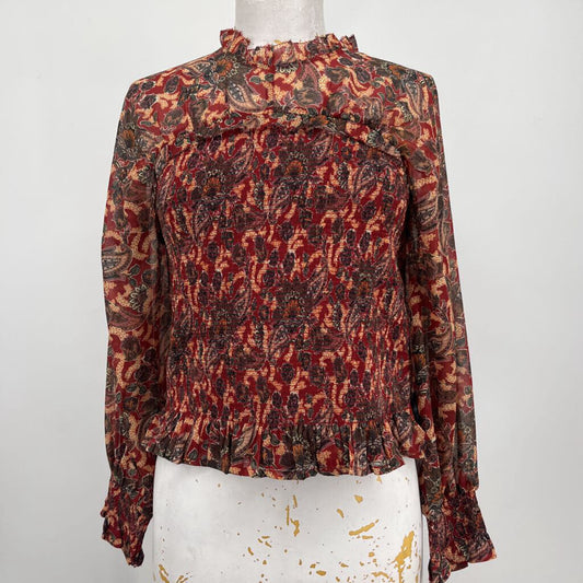 Let Me Be L/s Paisley Shirt