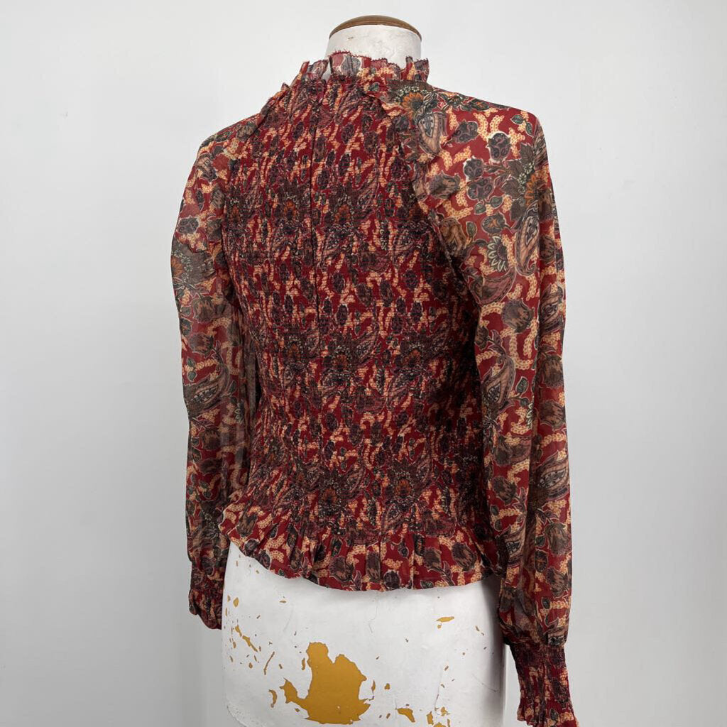 Let Me Be L/s Paisley Shirt