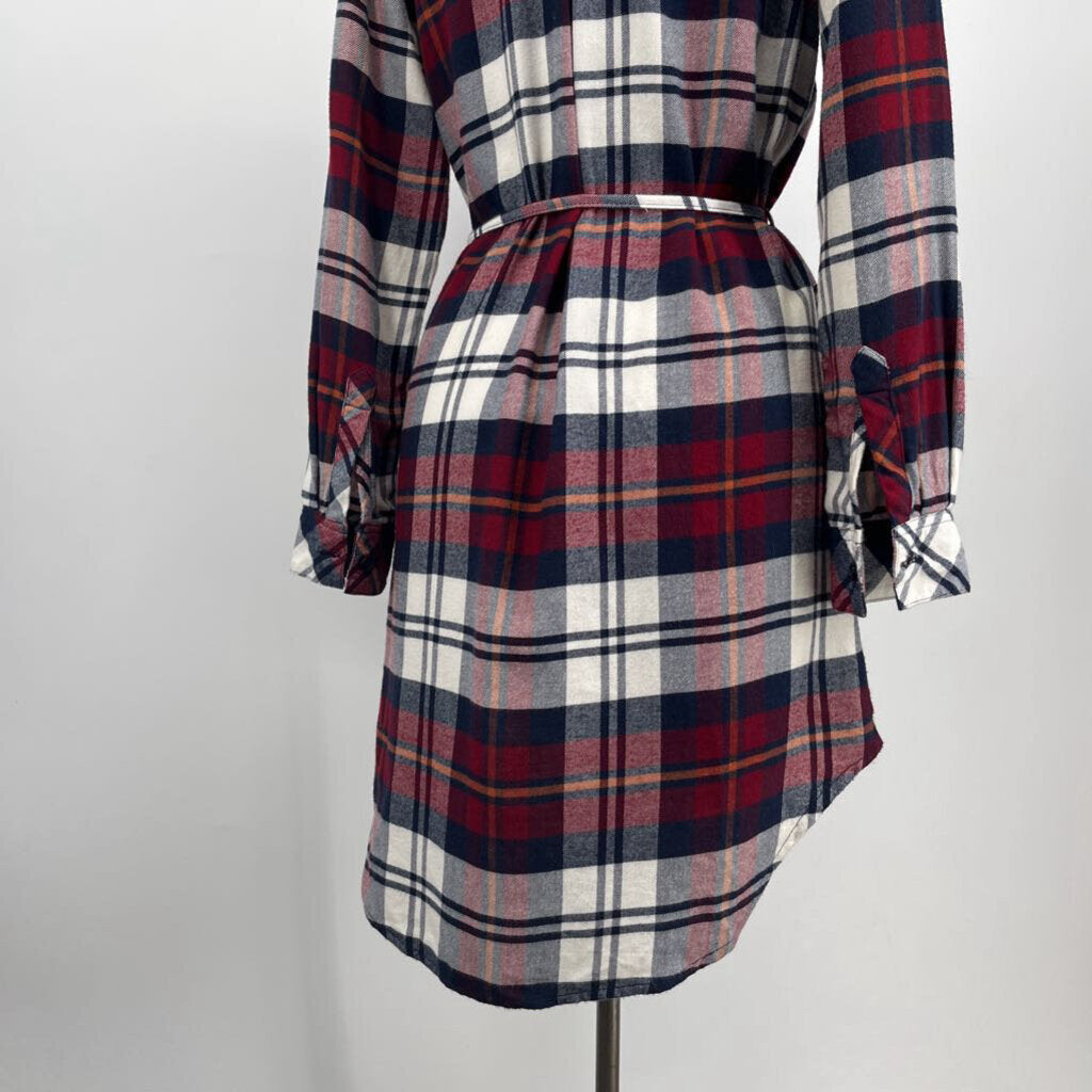 Rails L/s Plaid Shirt Dress