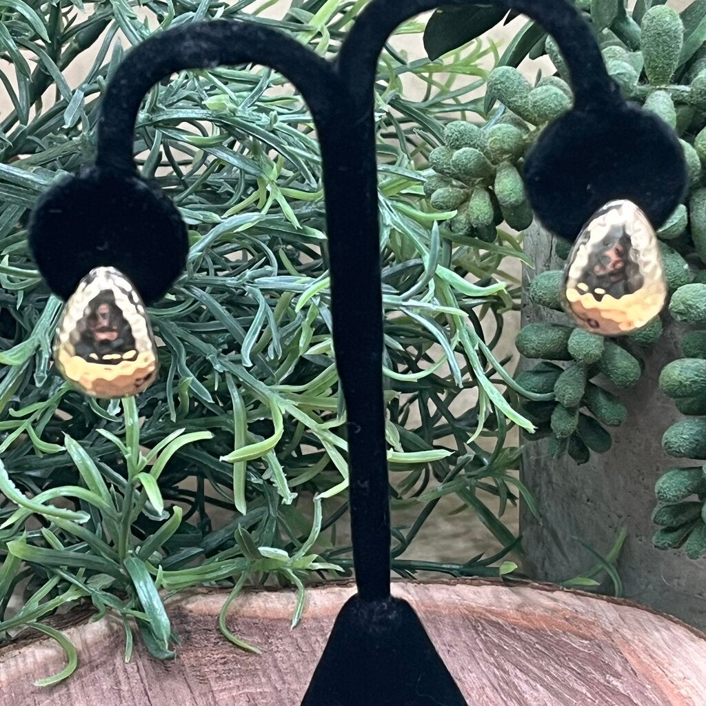 John Hardy Ster/18k Buddha Belly Earrings