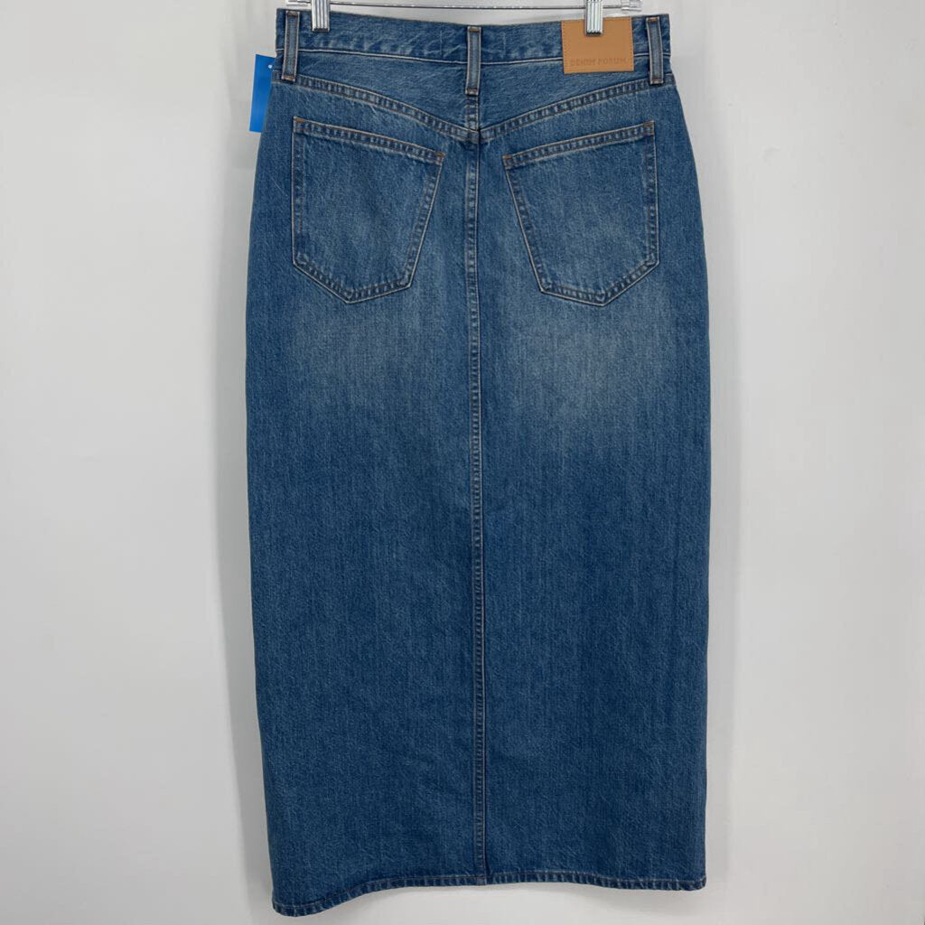 Denim Forum Maxi Skirt
