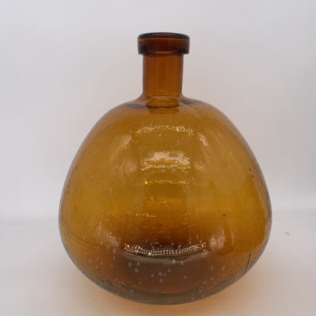 Amber Glass Vase