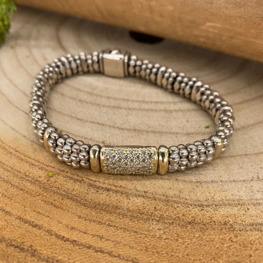 Lagos Diamond Caviar Bracelet