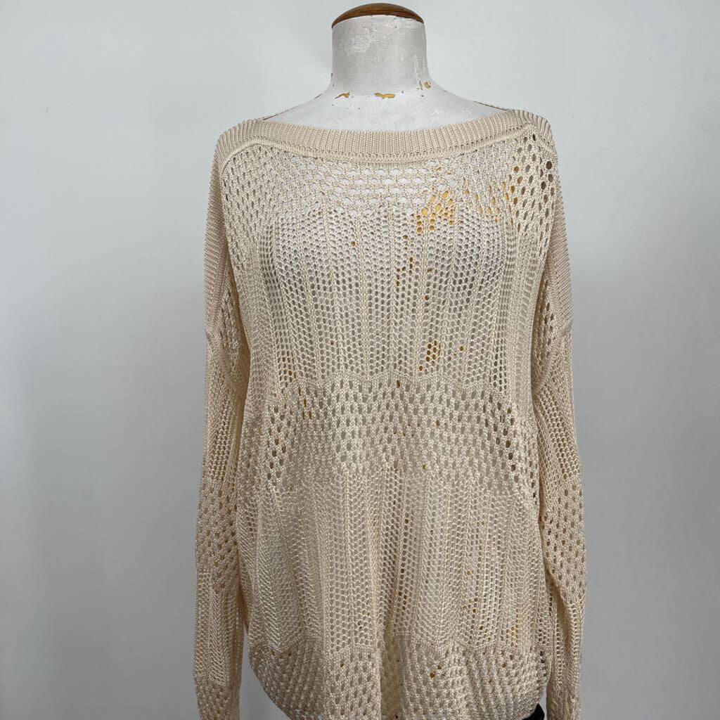 All Saints Open Weave Sweater