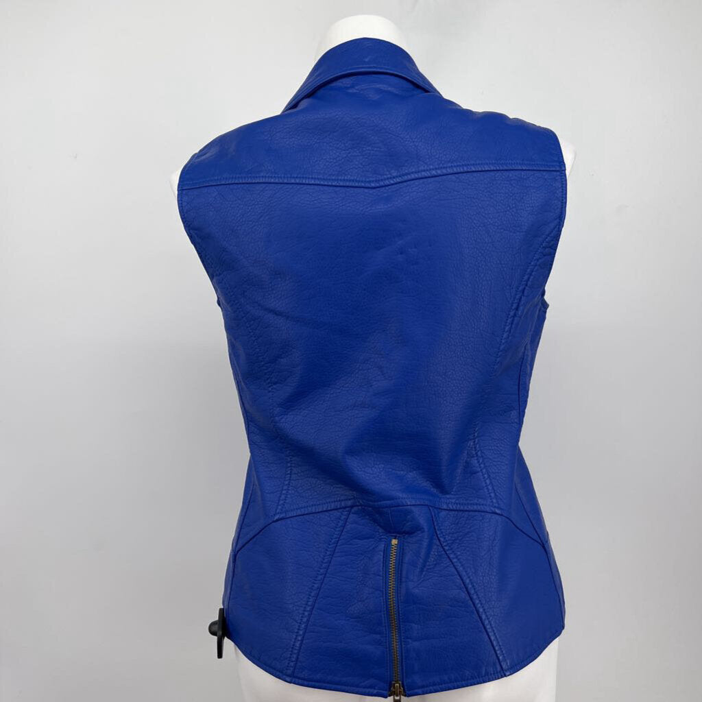 V Cristina Faux Leather Vest