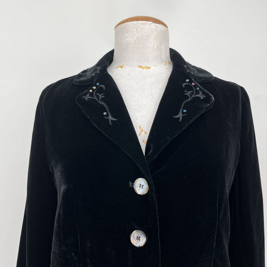 Coldwater Creek Velour Blazer