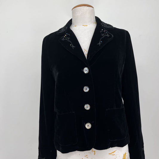 Coldwater Creek Velour Blazer