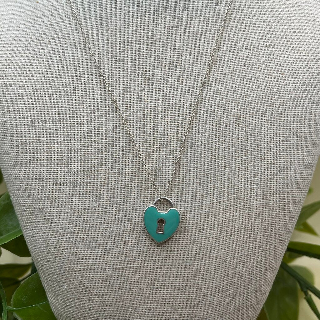 Tiffany & Co Keyhole Heart Necklace