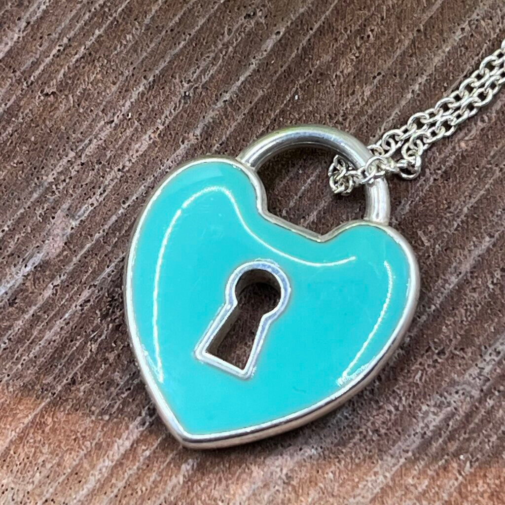 Tiffany & Co Keyhole Heart Necklace