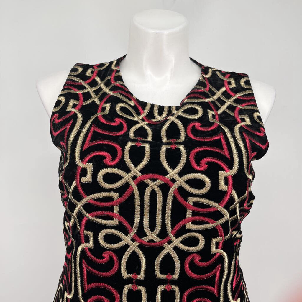 J McLaughlin Velvet Embellished Dress