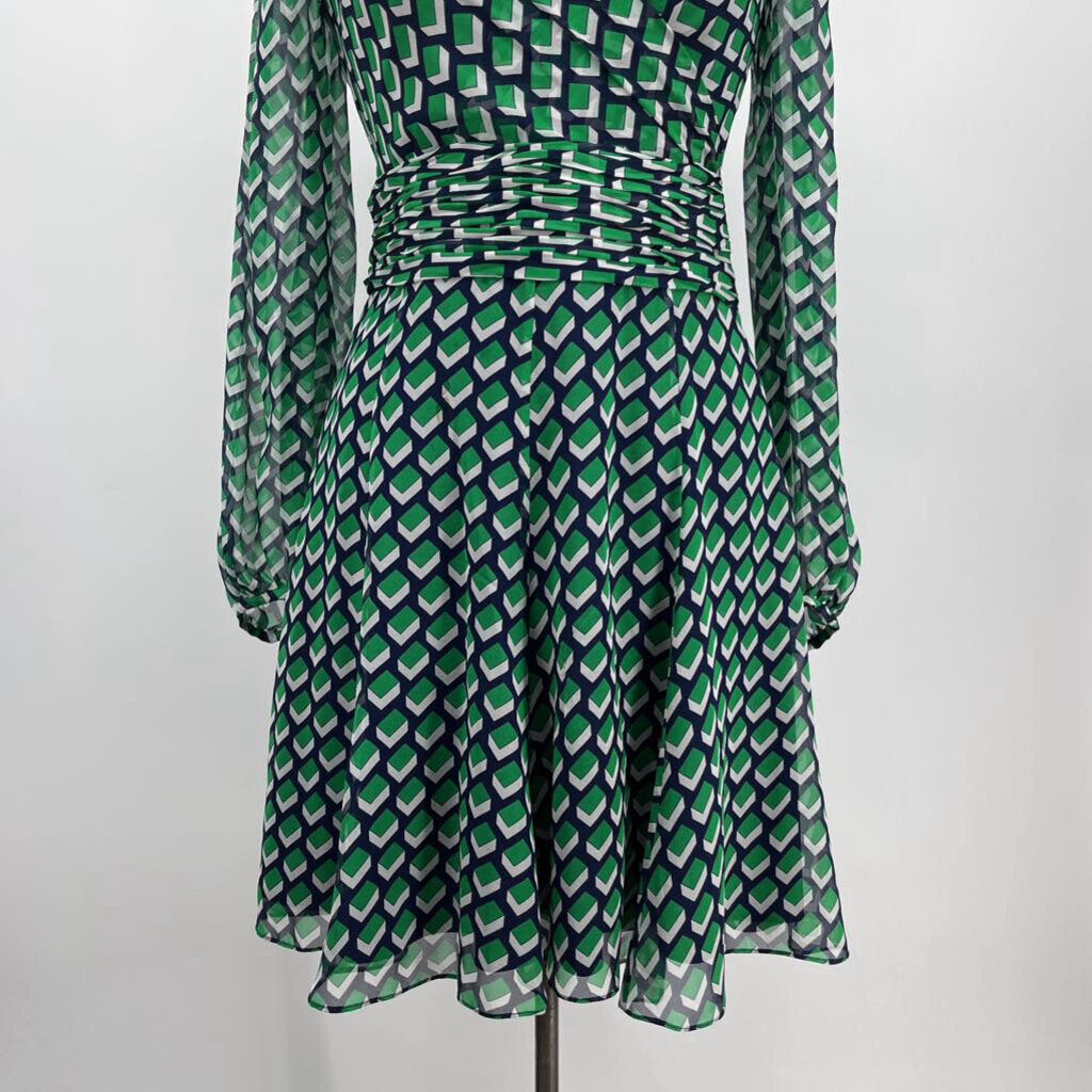 Diane Von Furstenberg L/s Silk Dress