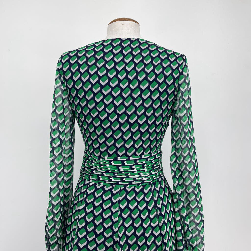 Diane Von Furstenberg L/s Silk Dress