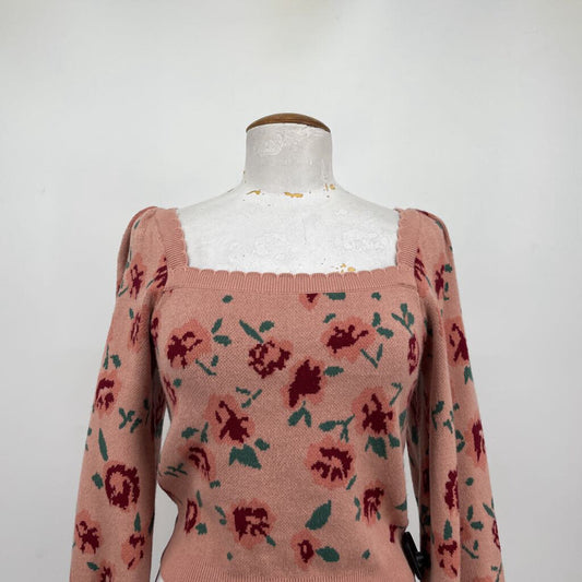 Willow & Wind L/s Floral Sweater