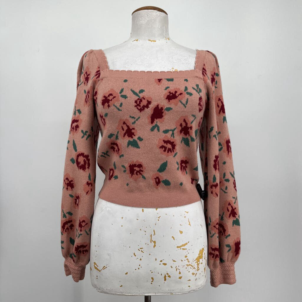 Willow & Wind L/s Floral Sweater