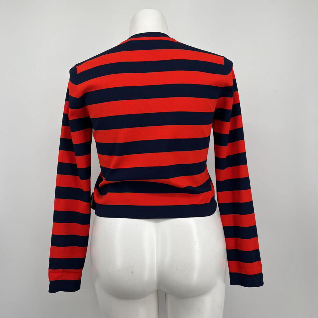 Veronica Beard L/s Striped Pullover