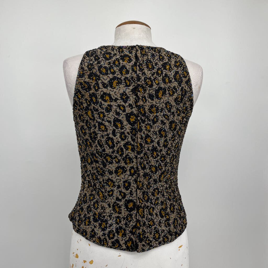 Sean Collection beaded slvls Top