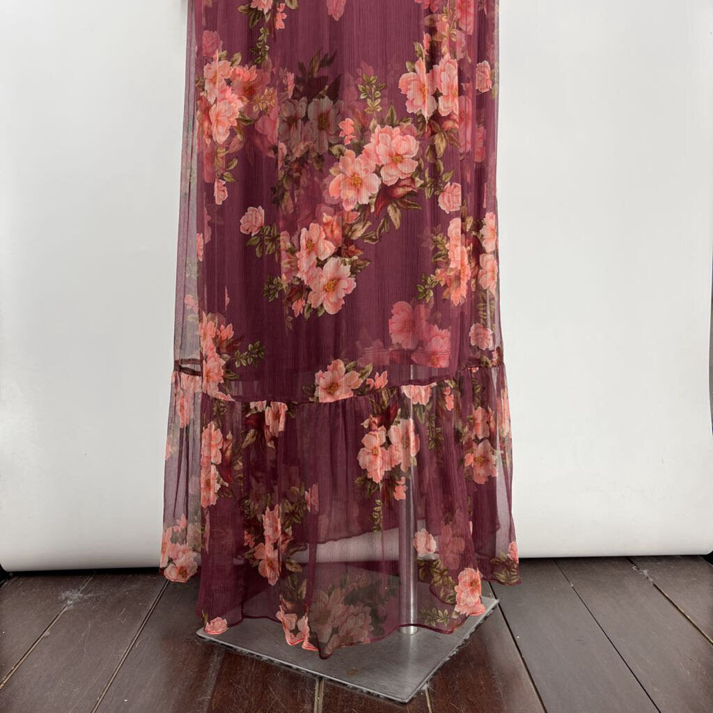 Johnny Was L/s Floral Maxi Dress