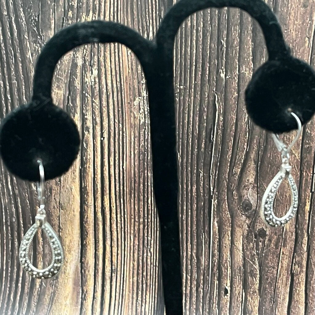 Judith Jack Sterling Drop Earrings