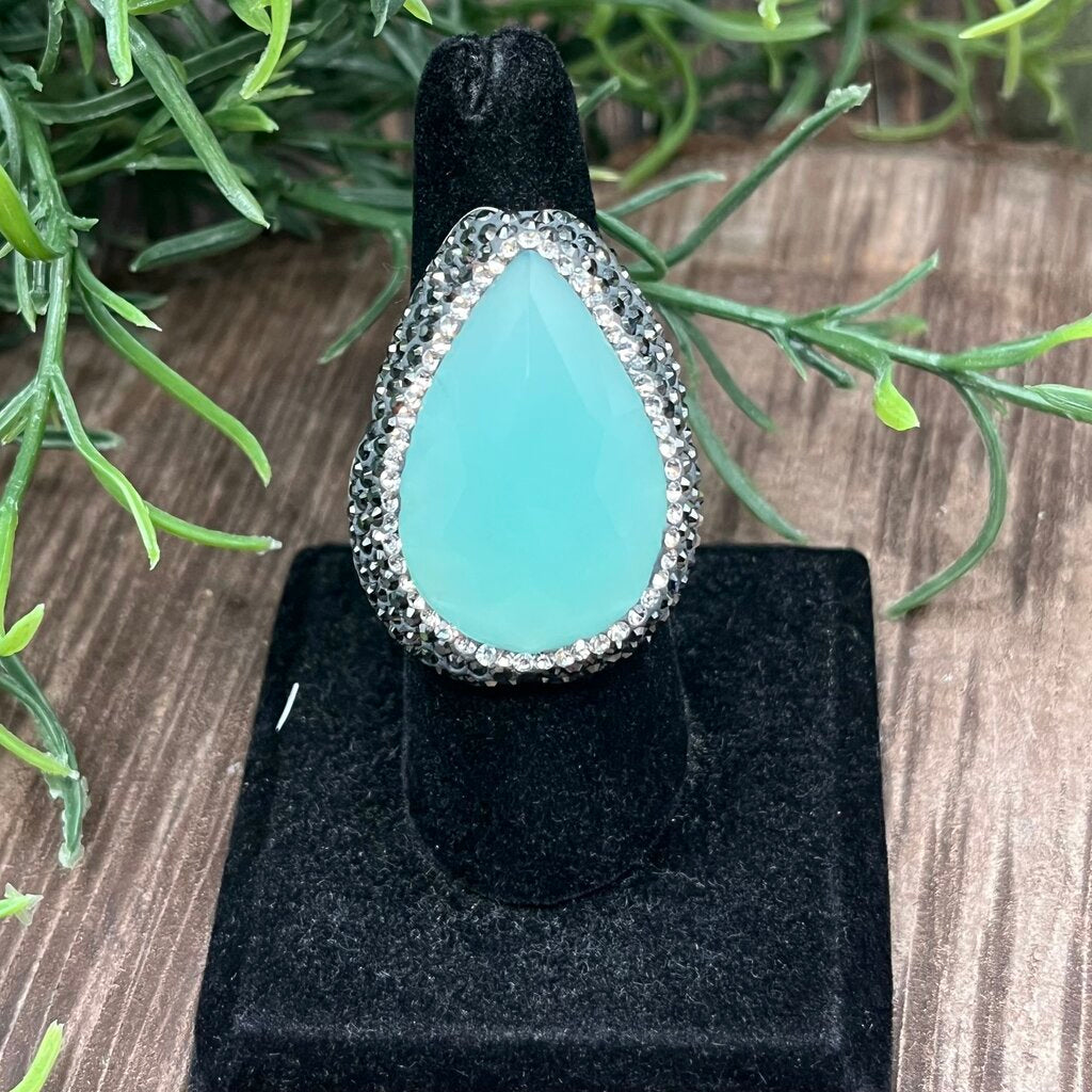 Sterling Gem Statement Ring