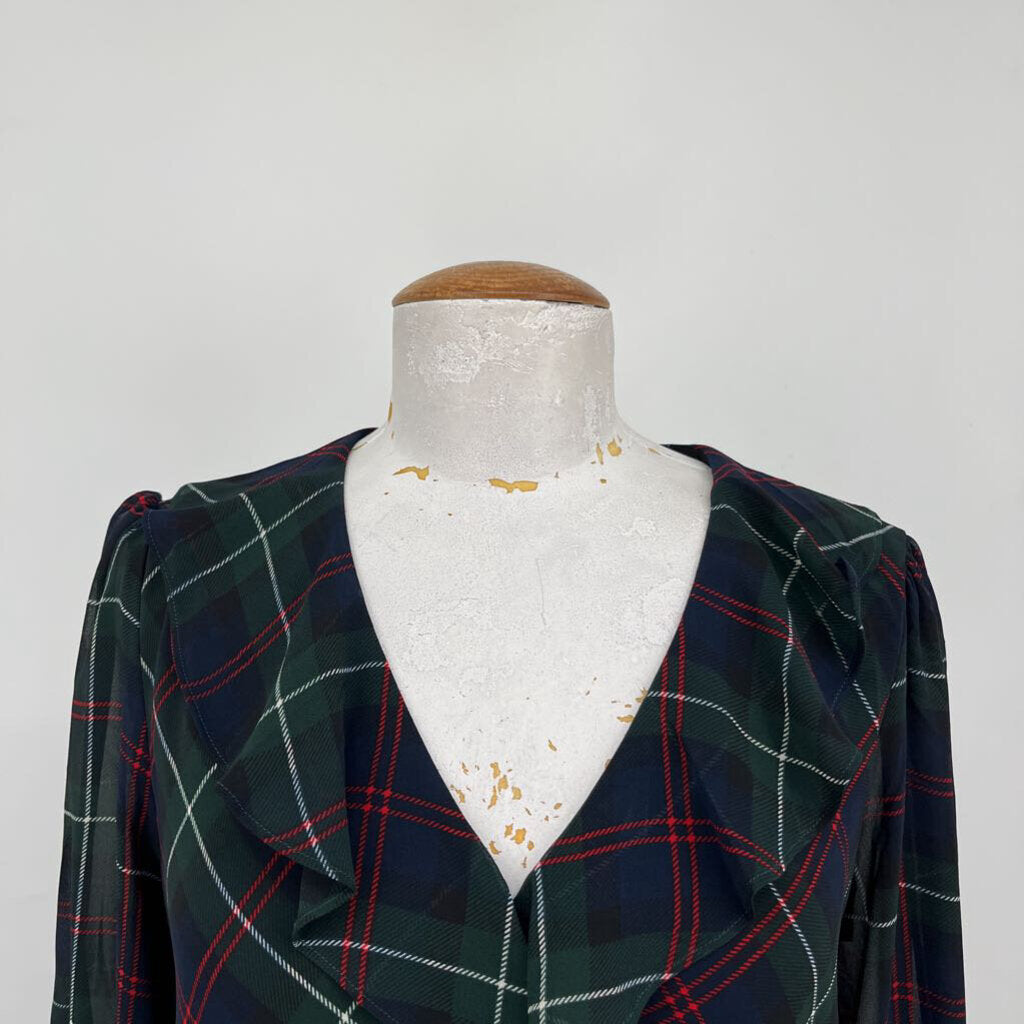 Lauren Plaid Midi Dress