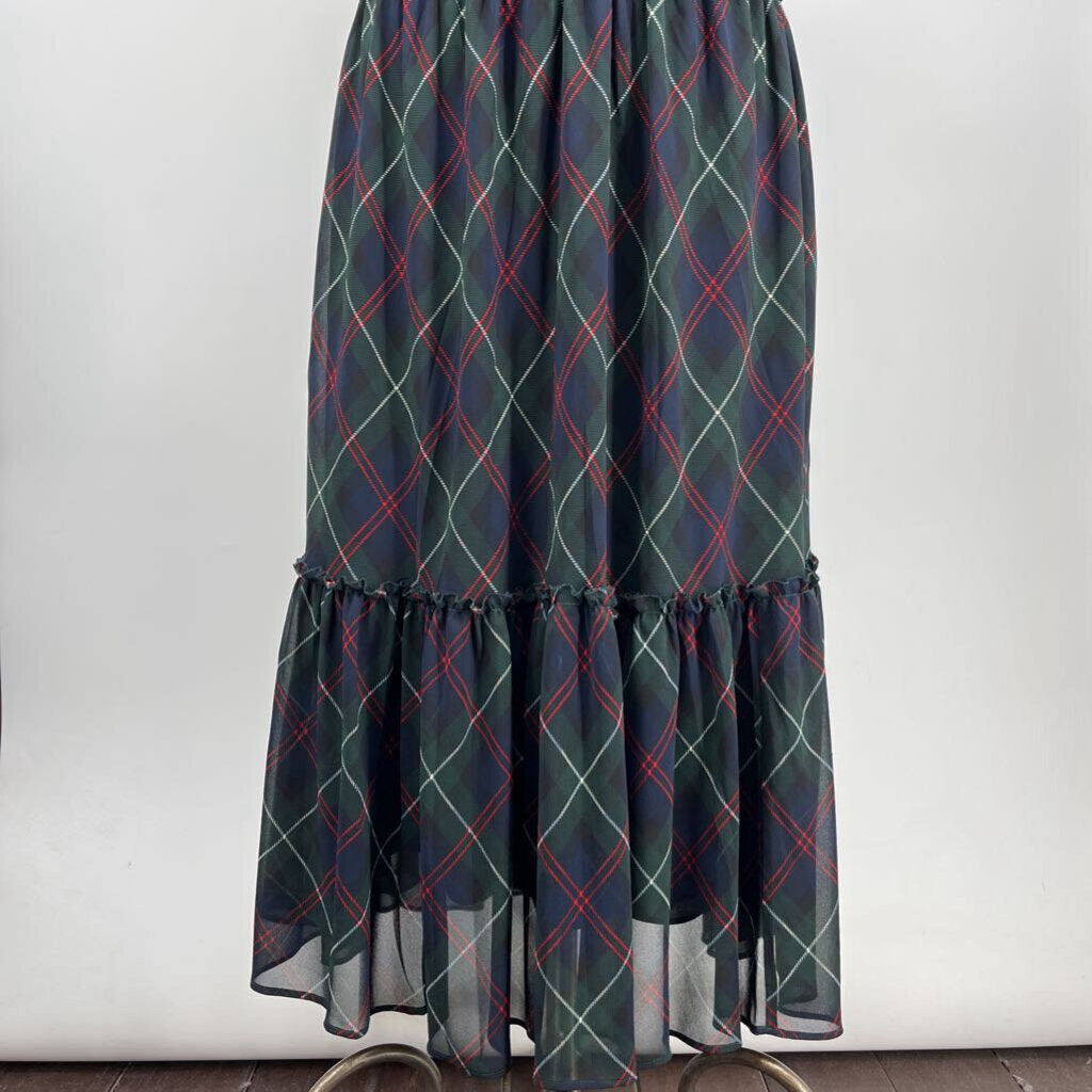 Lauren Plaid Midi Dress