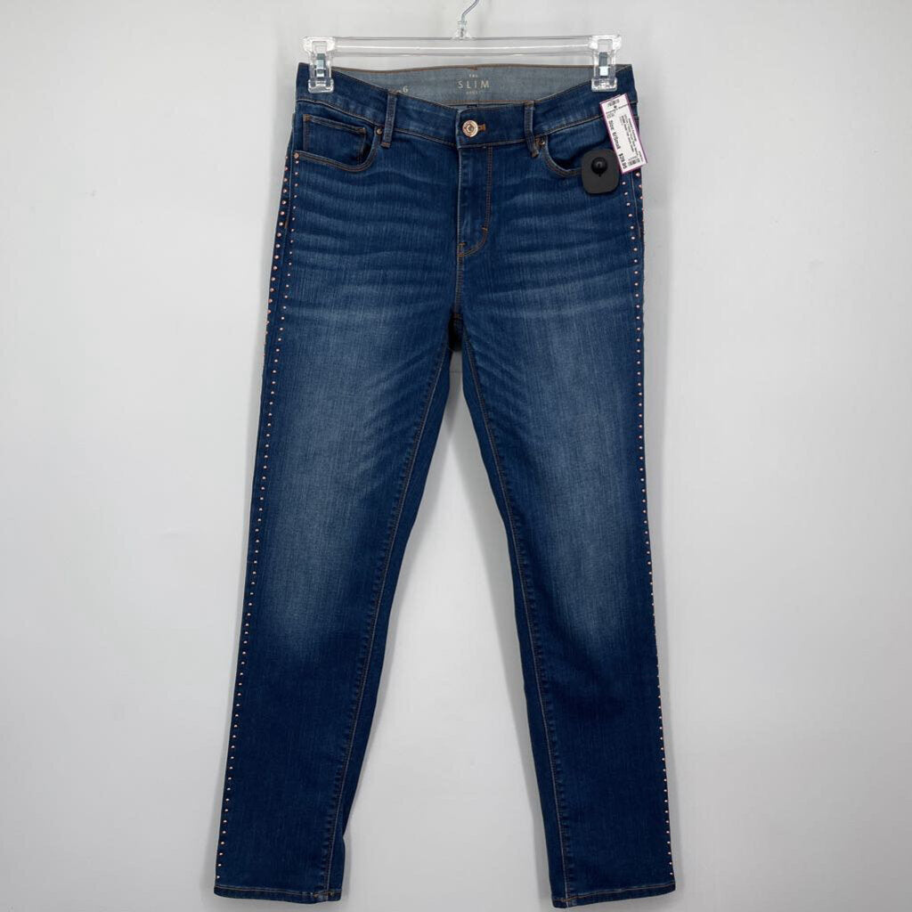 WHBM Studd Trim Jeans