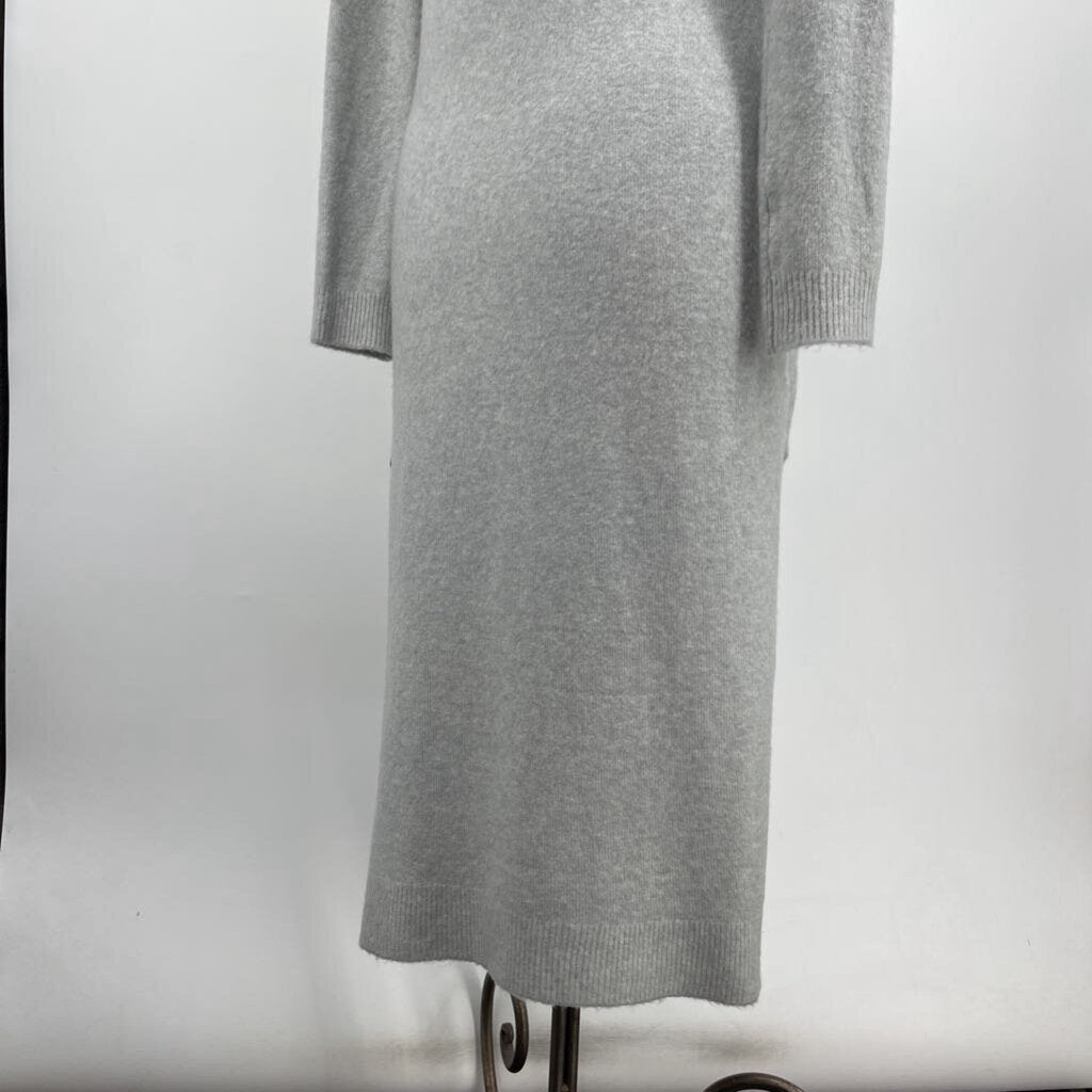 WHBM Faux Fur Trim Cardigan