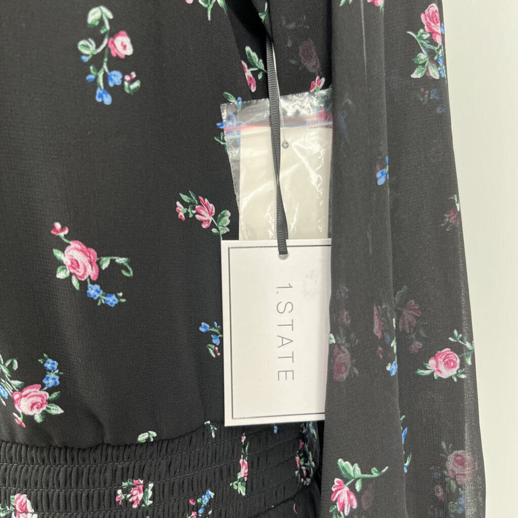 1 State Floral Maxi Dress