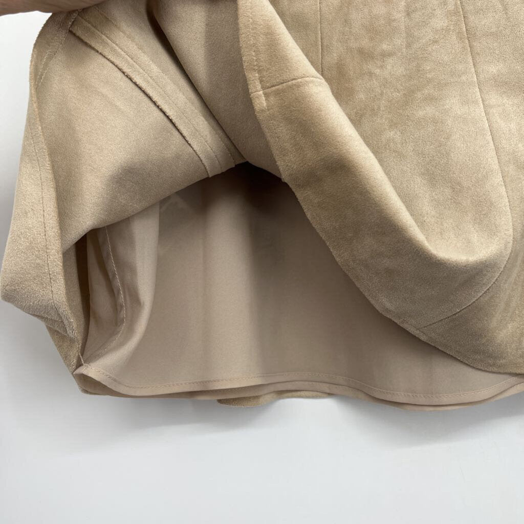 BCBG Faux Suede Skirt