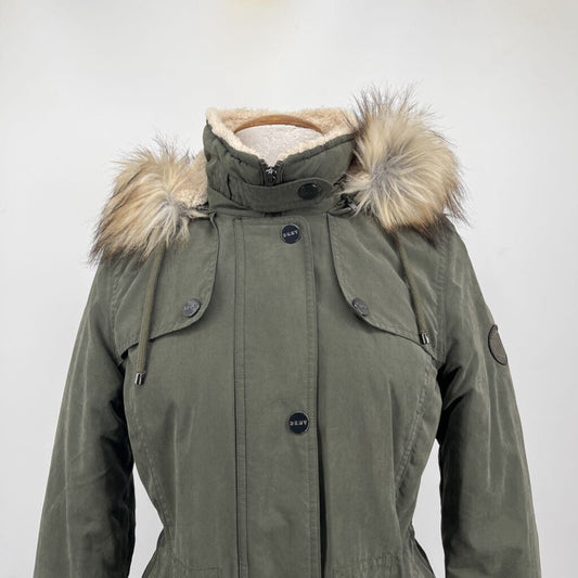 DKNY Hooded Coat