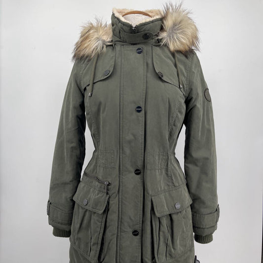 DKNY Hooded Coat