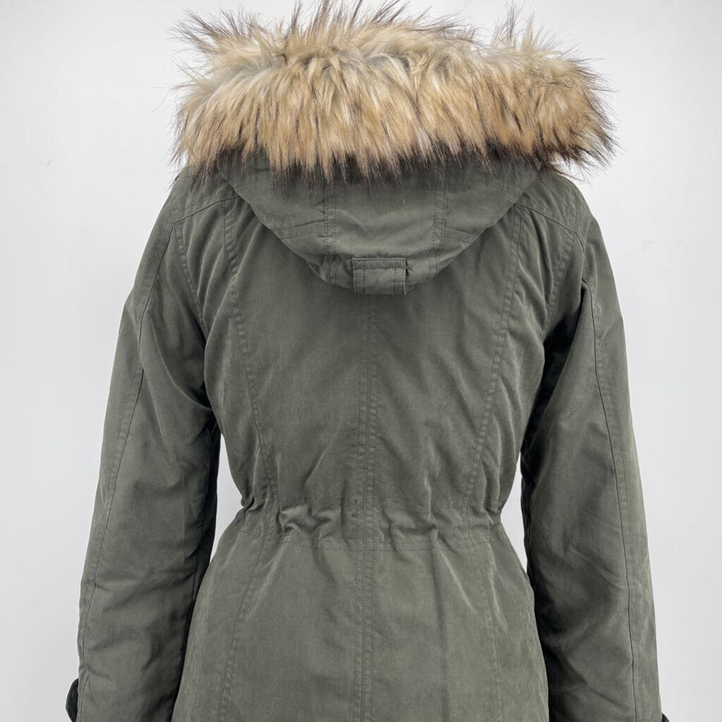 DKNY Hooded Coat
