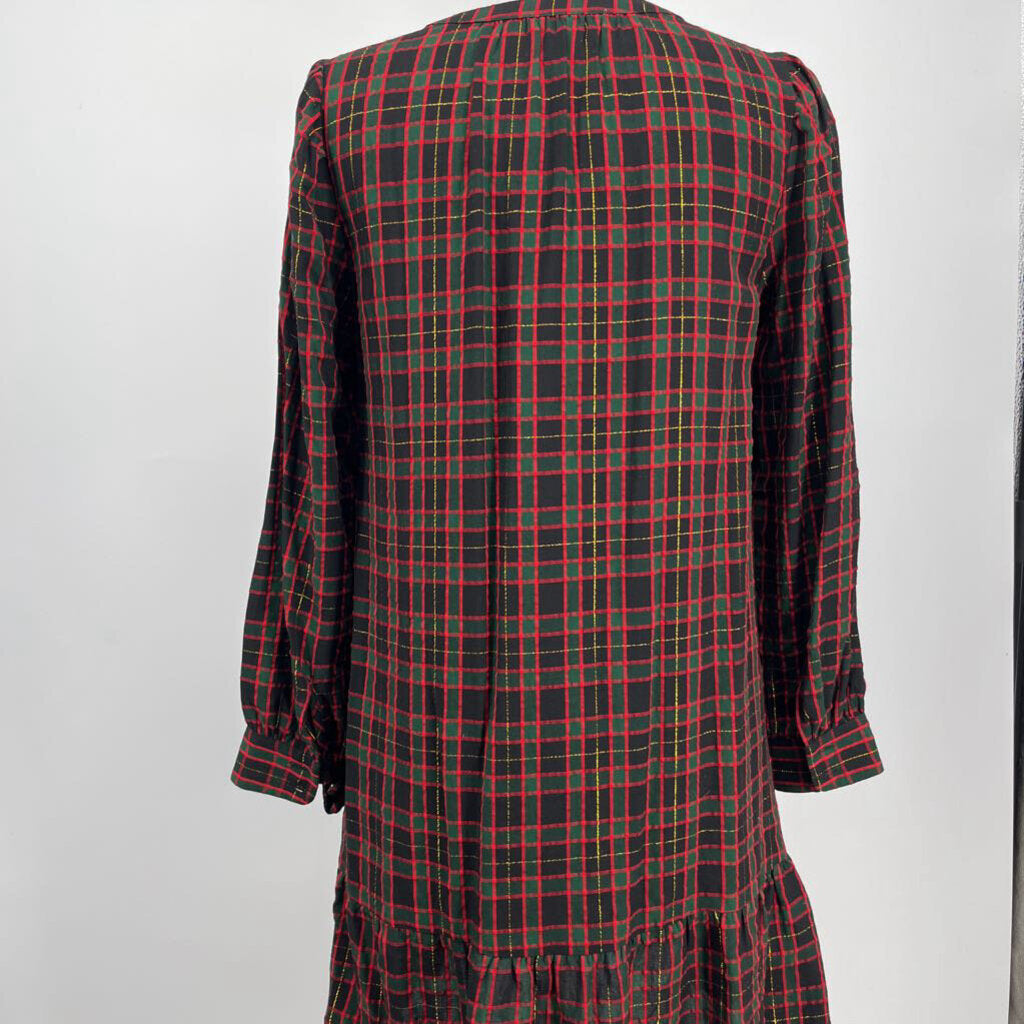 Loft L/s Plaid Dress