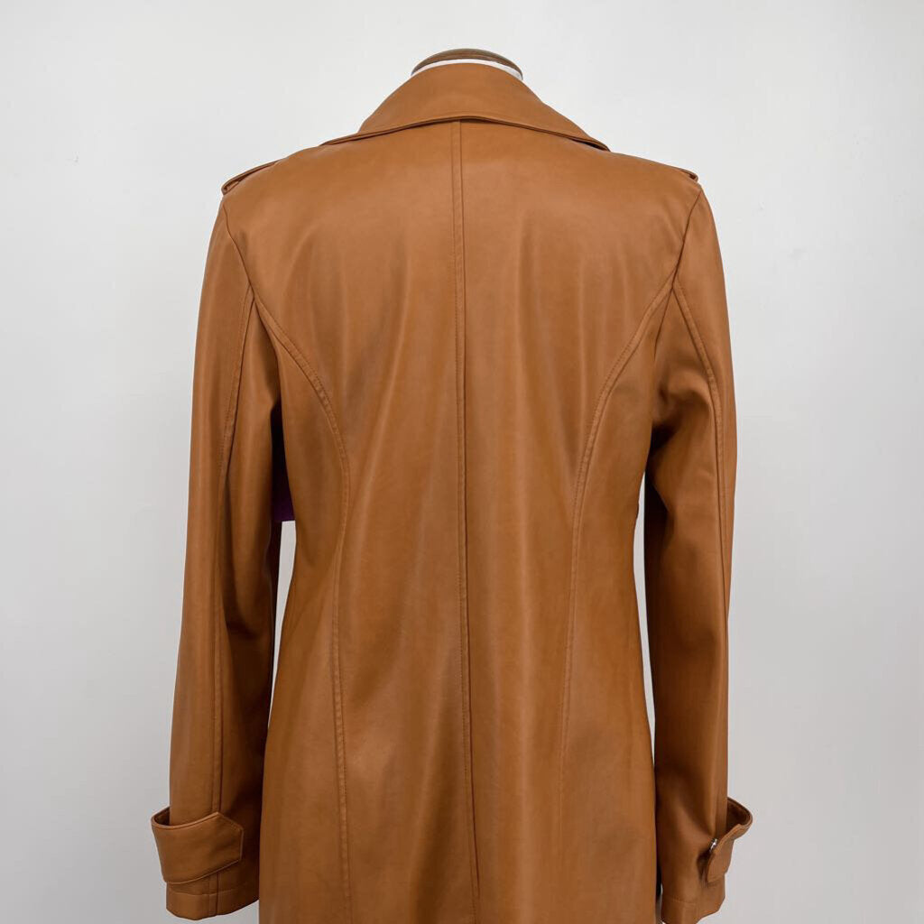 Bagatelle Faux Leather Trench