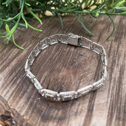 10k Filigree Links Bracelet