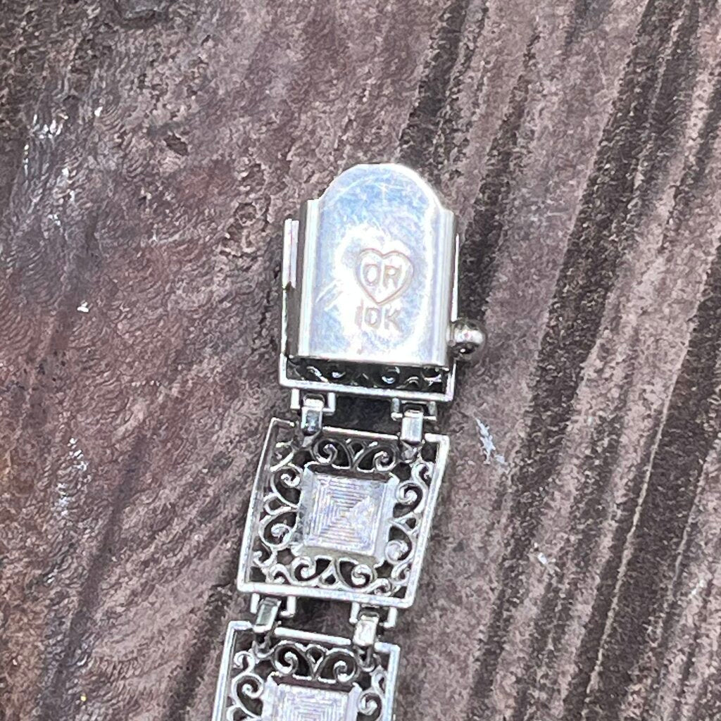 10k Filigree Links Bracelet