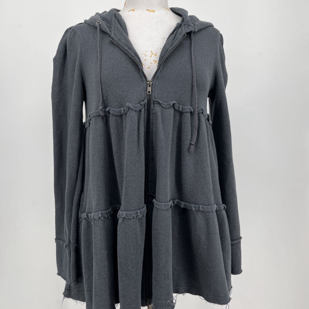 Free People zip front Sweatshirt as is