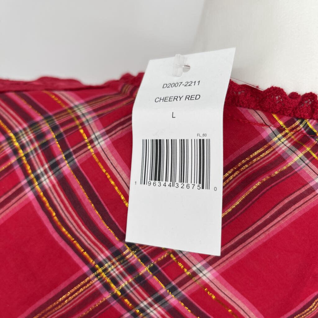 Loveshack Fancy L/s Plaid Dress