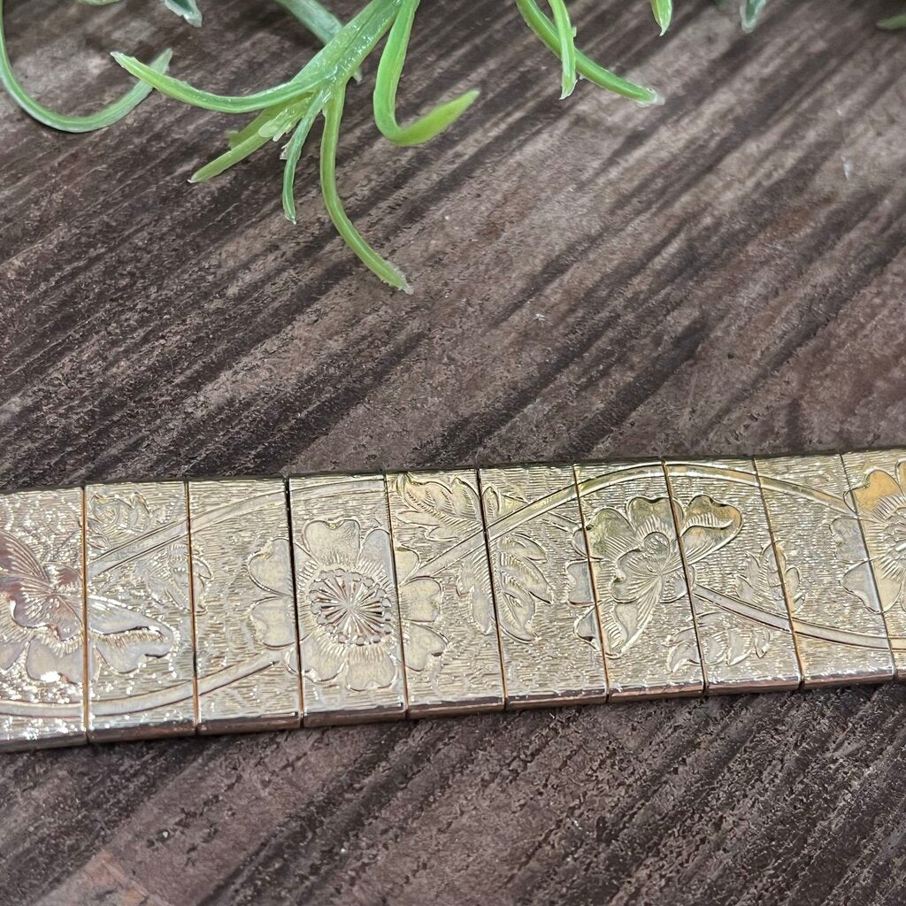 Sarah Coventry Floral Bracelet