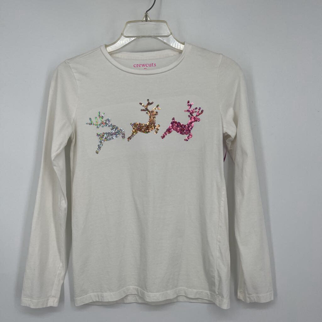 Crewcuts Sequin Deer Tee Shirt