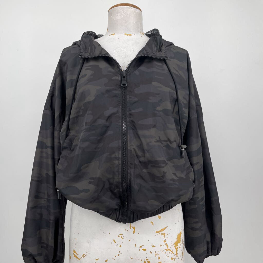 Sanctuary Nylon Camo Jacket