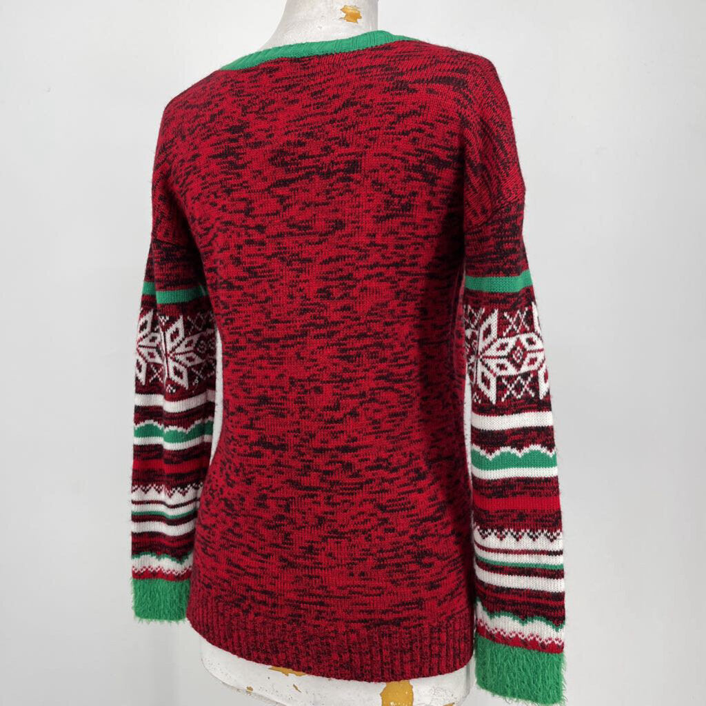 Embellished Reindeer Sweater