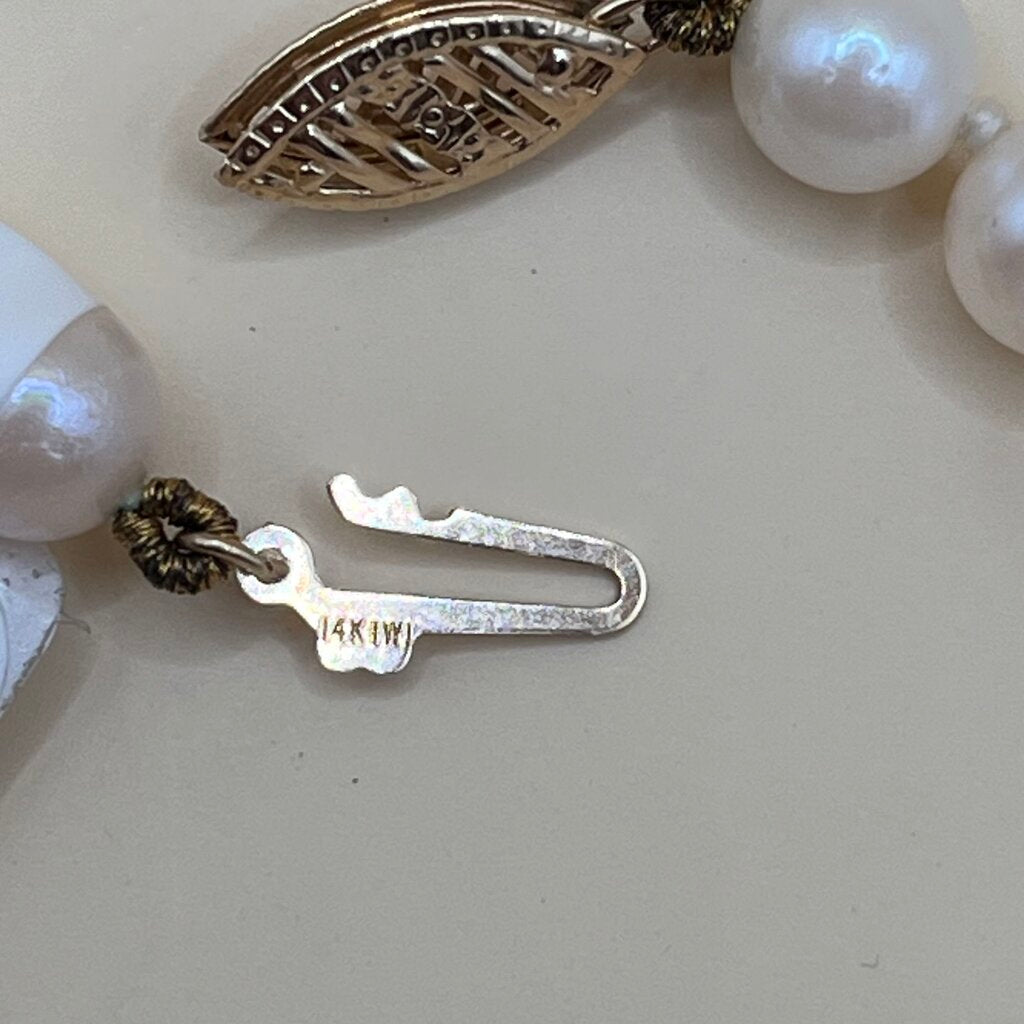 Pearl & 14k Necklace