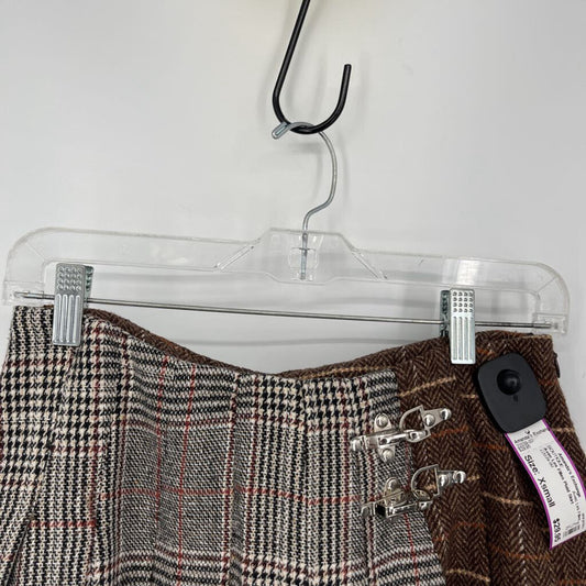 Avec Les Filles Plaid Skirt