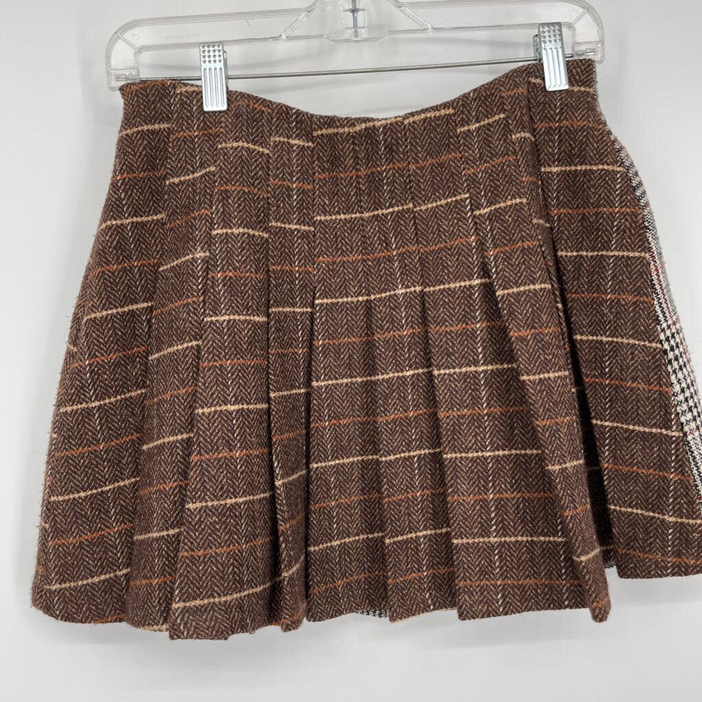 Avec Les Filles Plaid Skirt