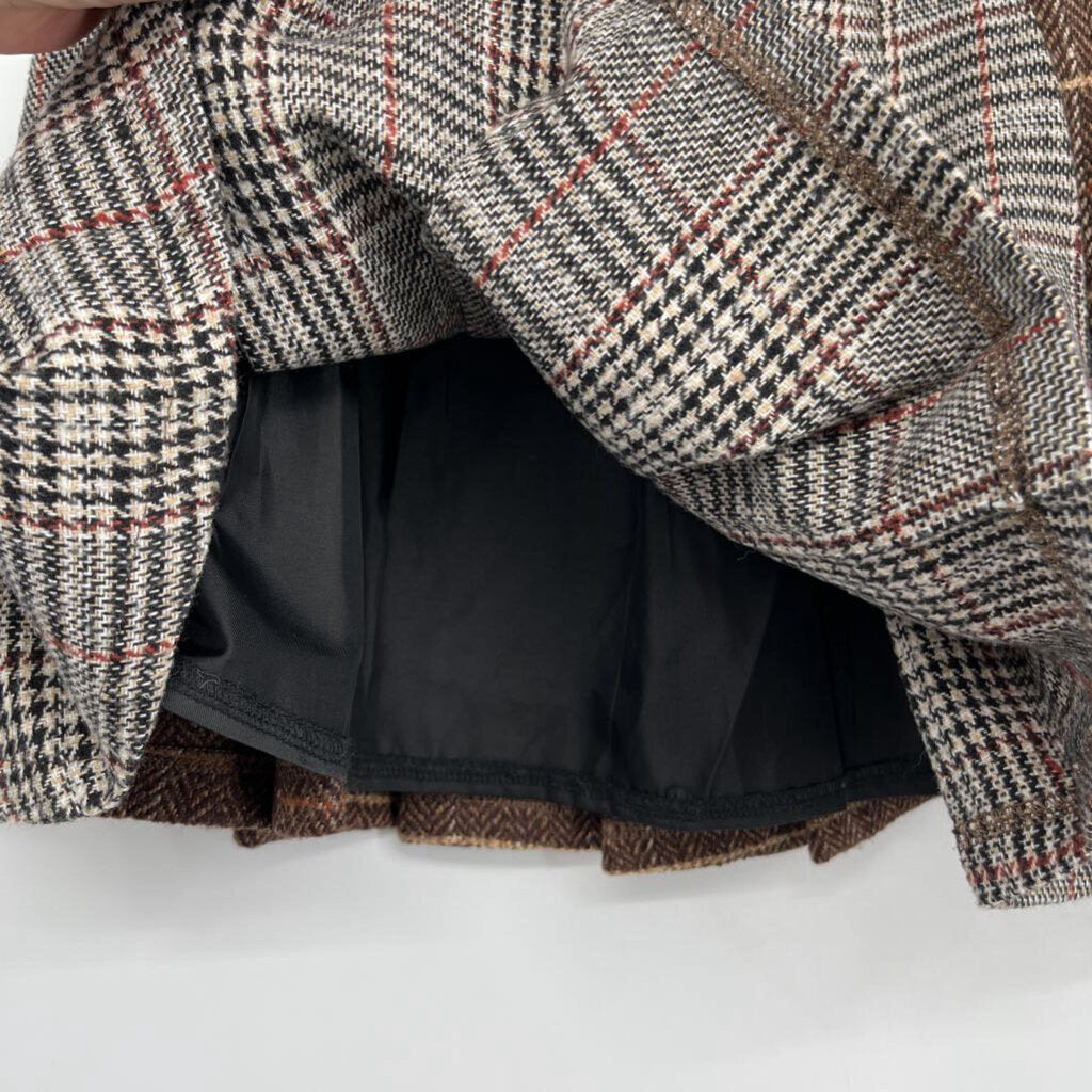 Avec Les Filles Plaid Skirt