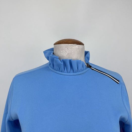 Ruffled Collar L/s Pull-over
