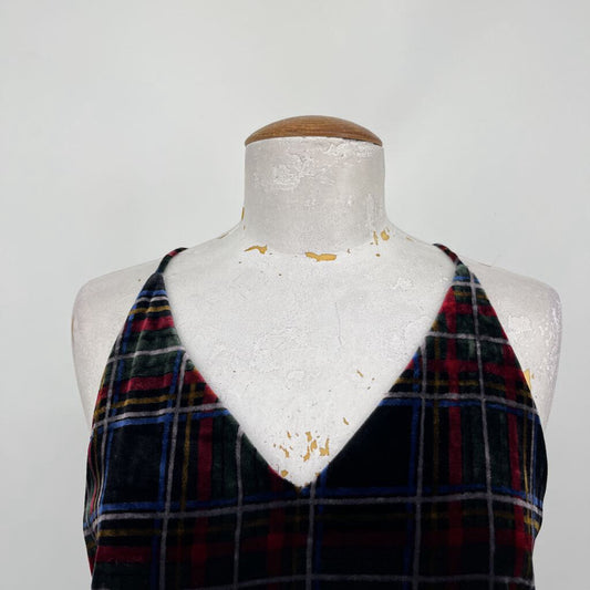 Loft Slvls Plaid Velour Shirt