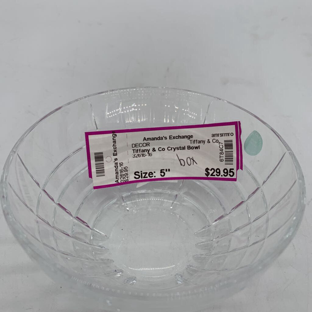 Tiffany & Co Crystal Bowl