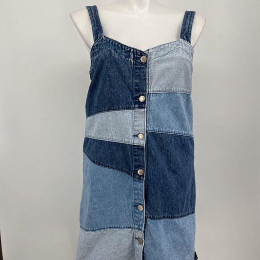 Gap Slvls Mixed Denim Dress